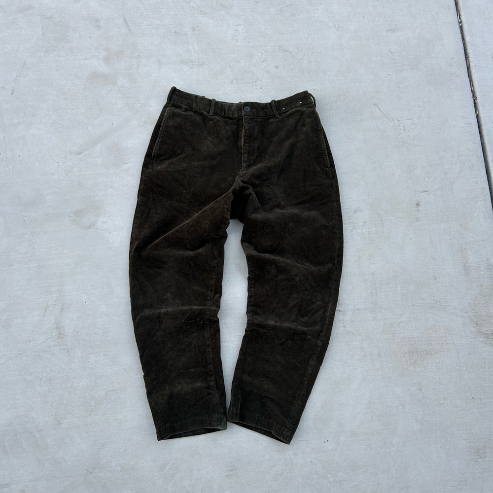 Men's Olive Corduroy Pants